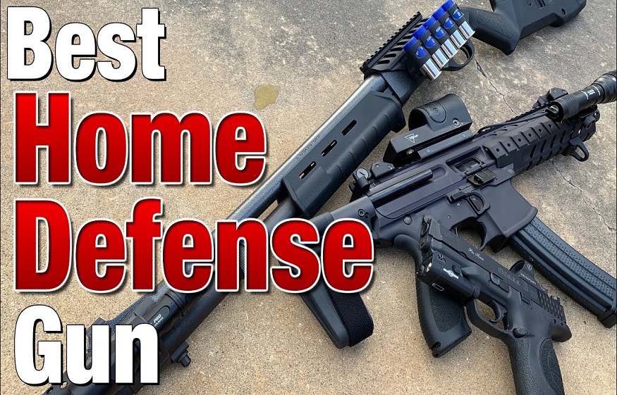 The suitable weapons for home defense